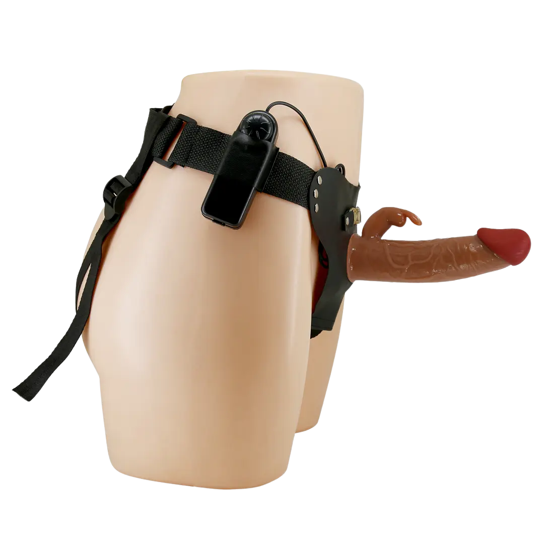 Dildo Vibrador Conejo con Arnés Marion - Imagen 5