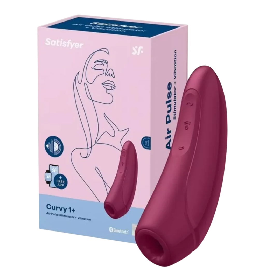 Vibrador Con Pulso De Aire Satisfyer Curvy 1+ Control App